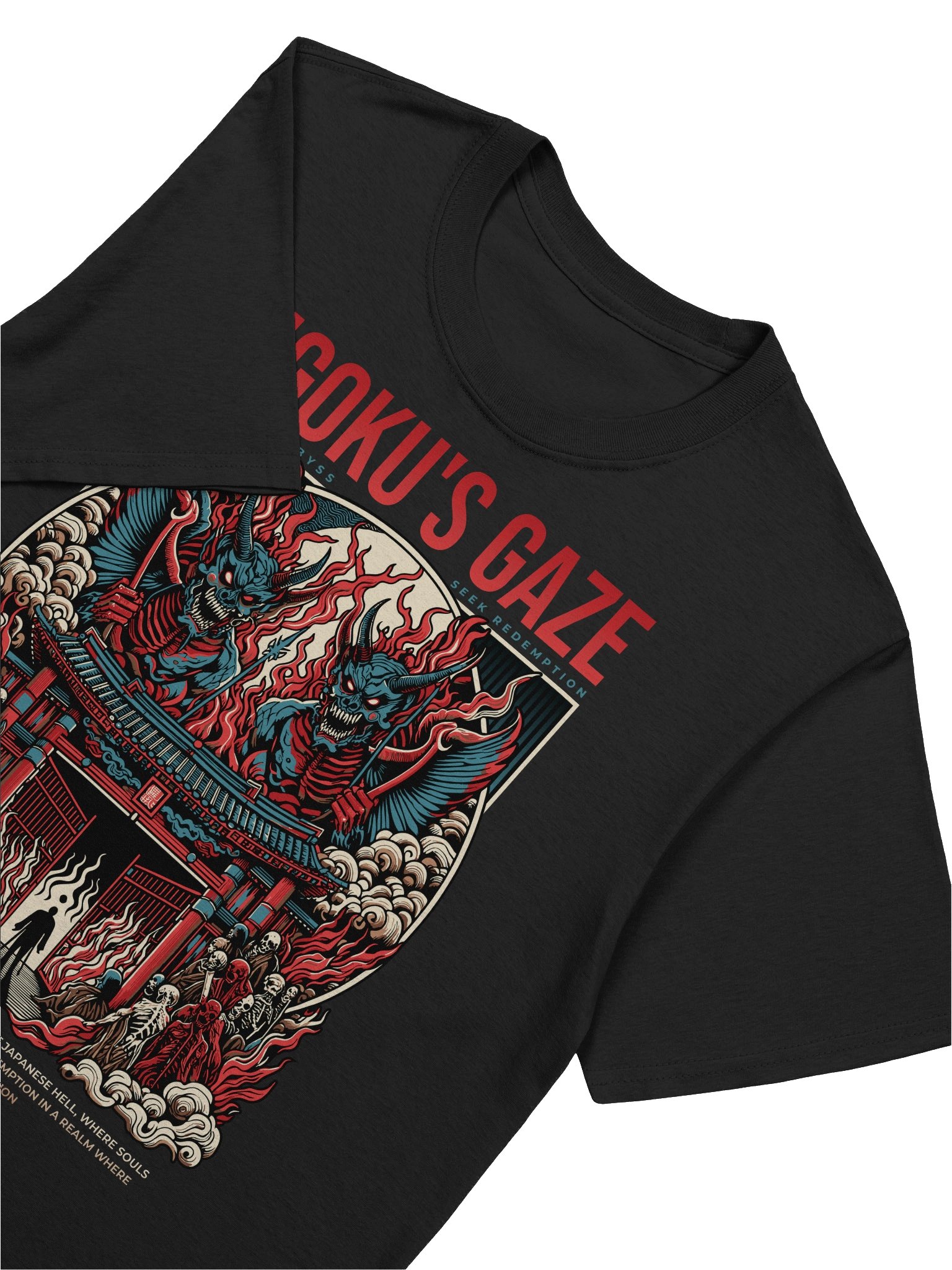 Jigoku's Gaze Japanese Hell T-Shirt - Gildan Softstyle product image (5)
