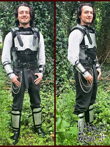 What did I do in the week after UK Games Expo? Rest? Never!

I finished off a commission for a full larp armour outfit. Of co...
