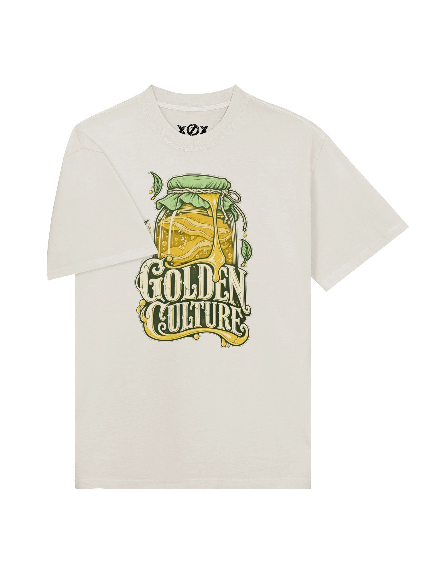 GOLDEN CULTURE — Unisex Oversized Kombucha Graphic T-Shirt product image (3)