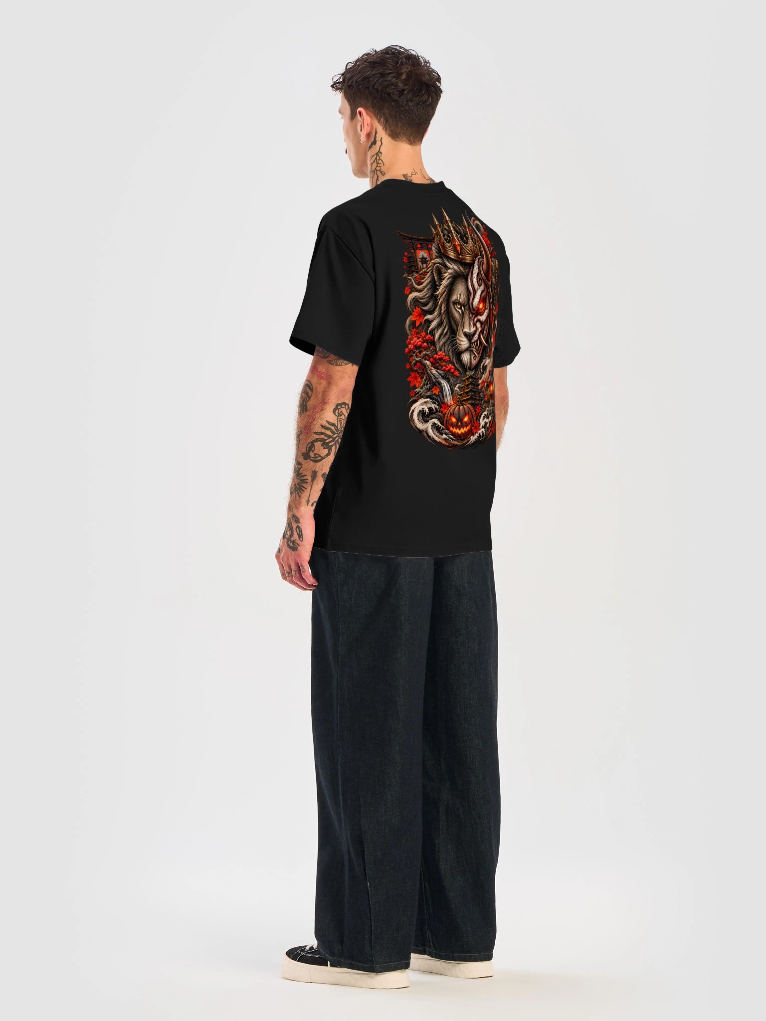 Dark Fantasy Lion T-Shirt product image (8)
