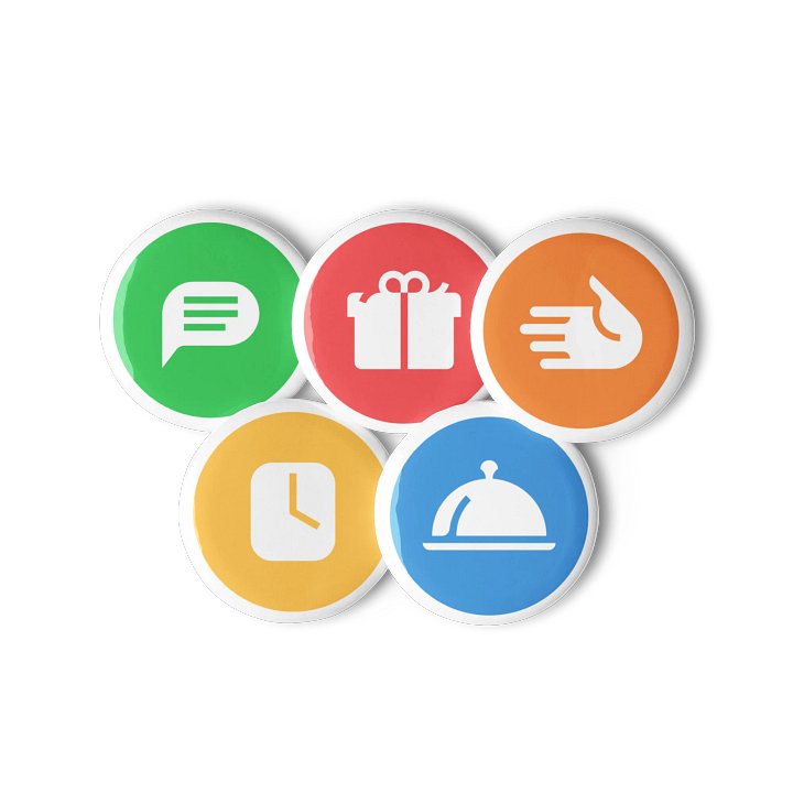 LOVE LANGUAGE™ Icon Button Set product image (1)