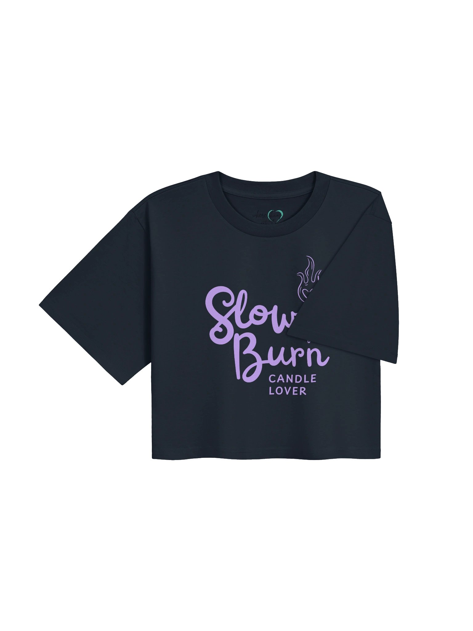 Slow Burn Candle Lover | Purple Flame Crop product image (3)