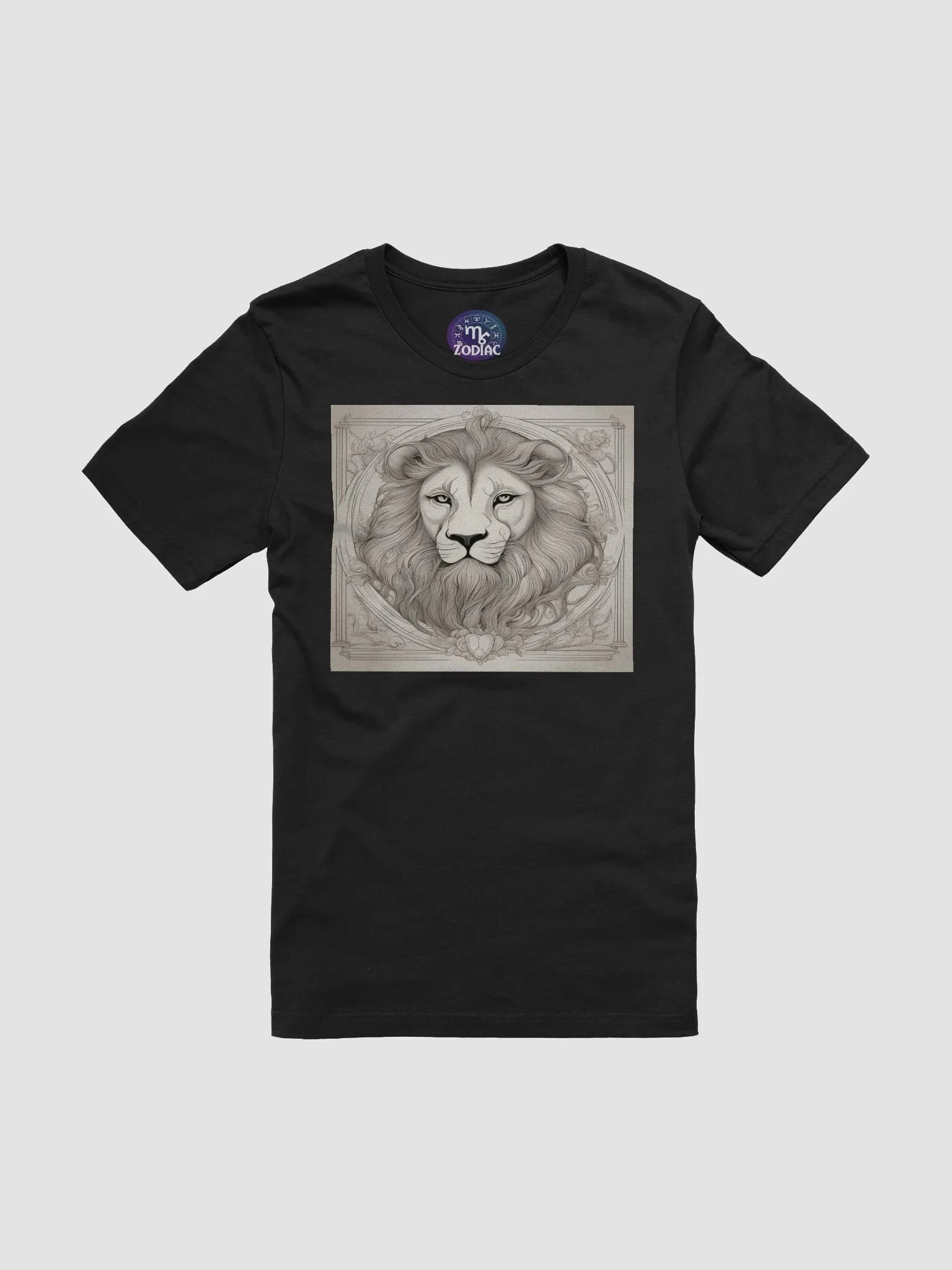 Unisex Leo Zodiac T-Shirt - Majestic Lion Design, Astrology Gift product image (3)