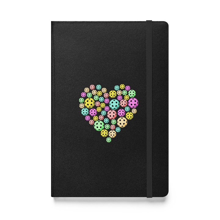 Heart Pickleball Colored Dreams Hardcover Journal product image (1)