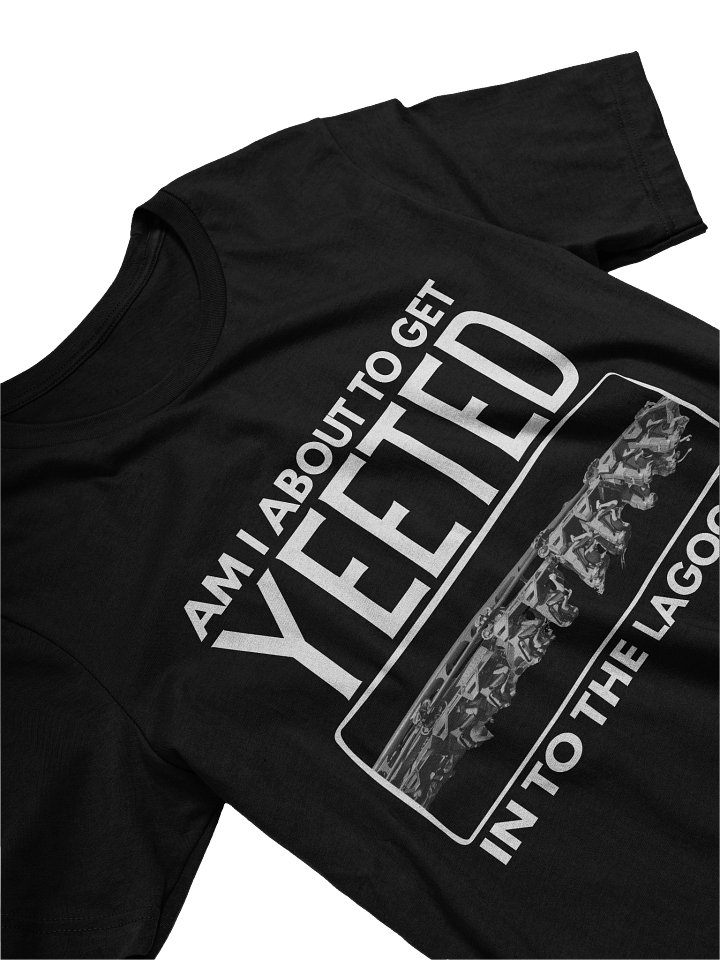 Am I About To Get Yeeted In To The Lagoon? Black Roller Coaster T-Shirt product image (1)