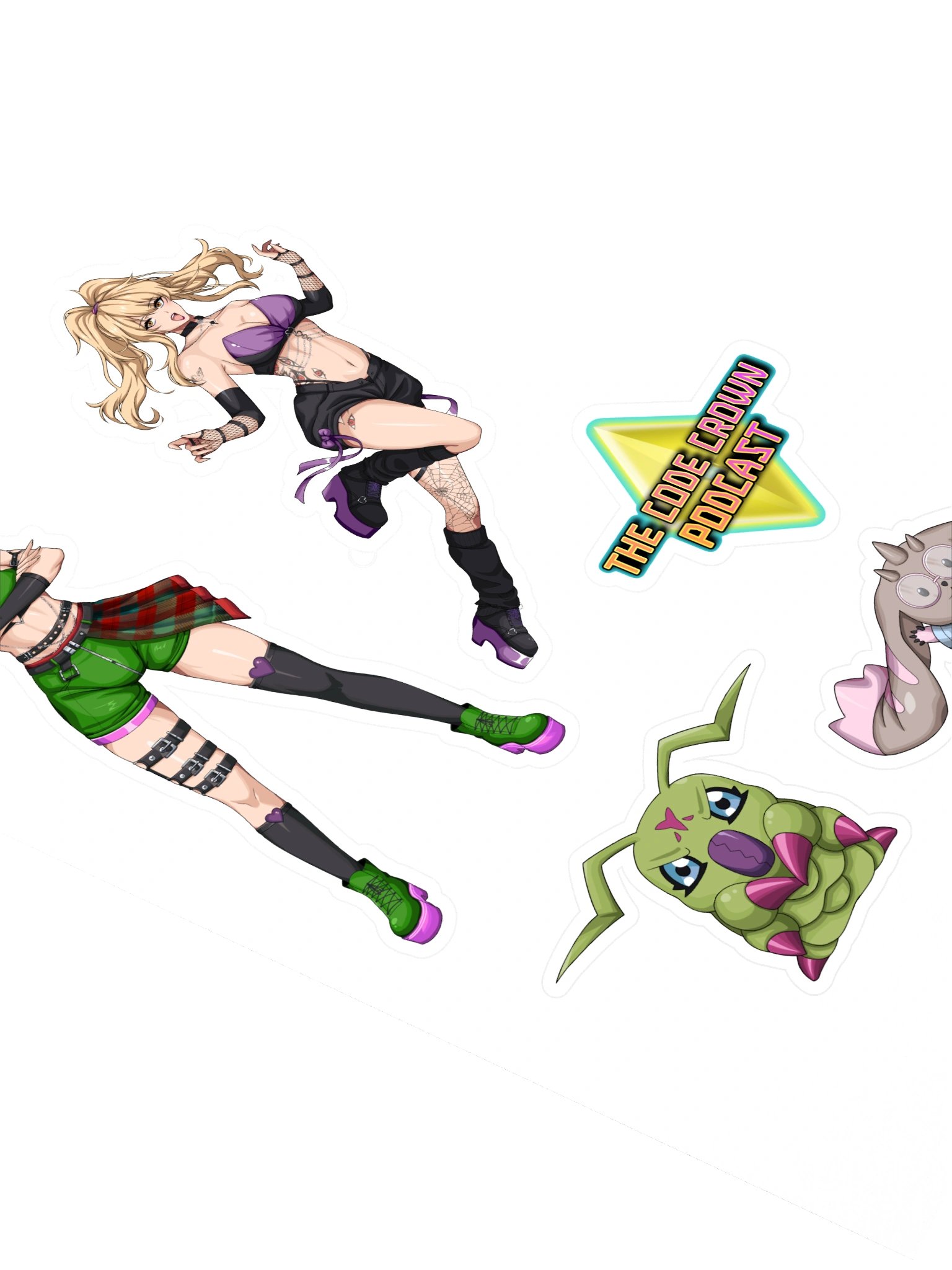 The Code Crown Sticker Sheet product image (2)
