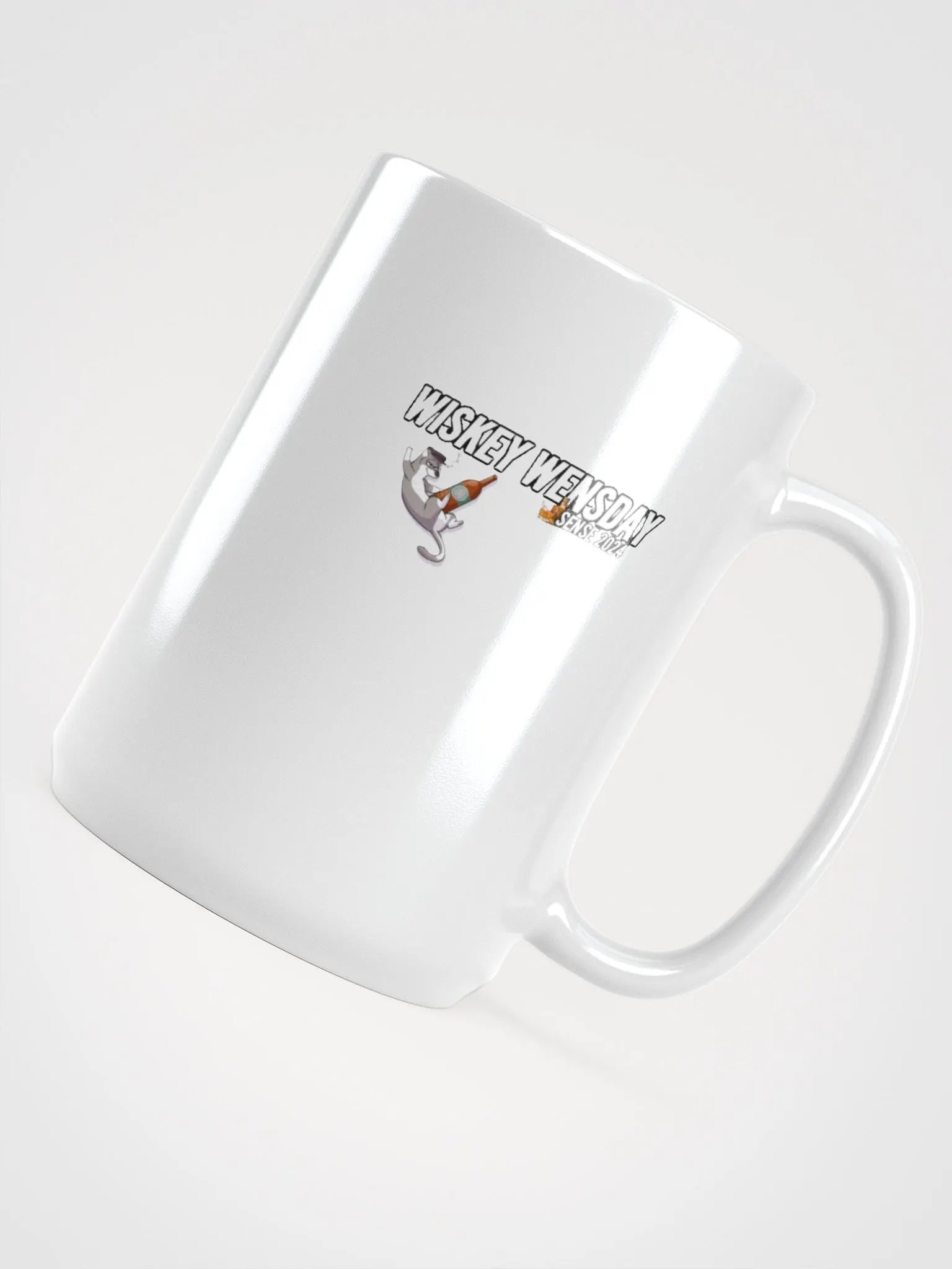 Tipsy Otter White Glossy Mug product image (4)