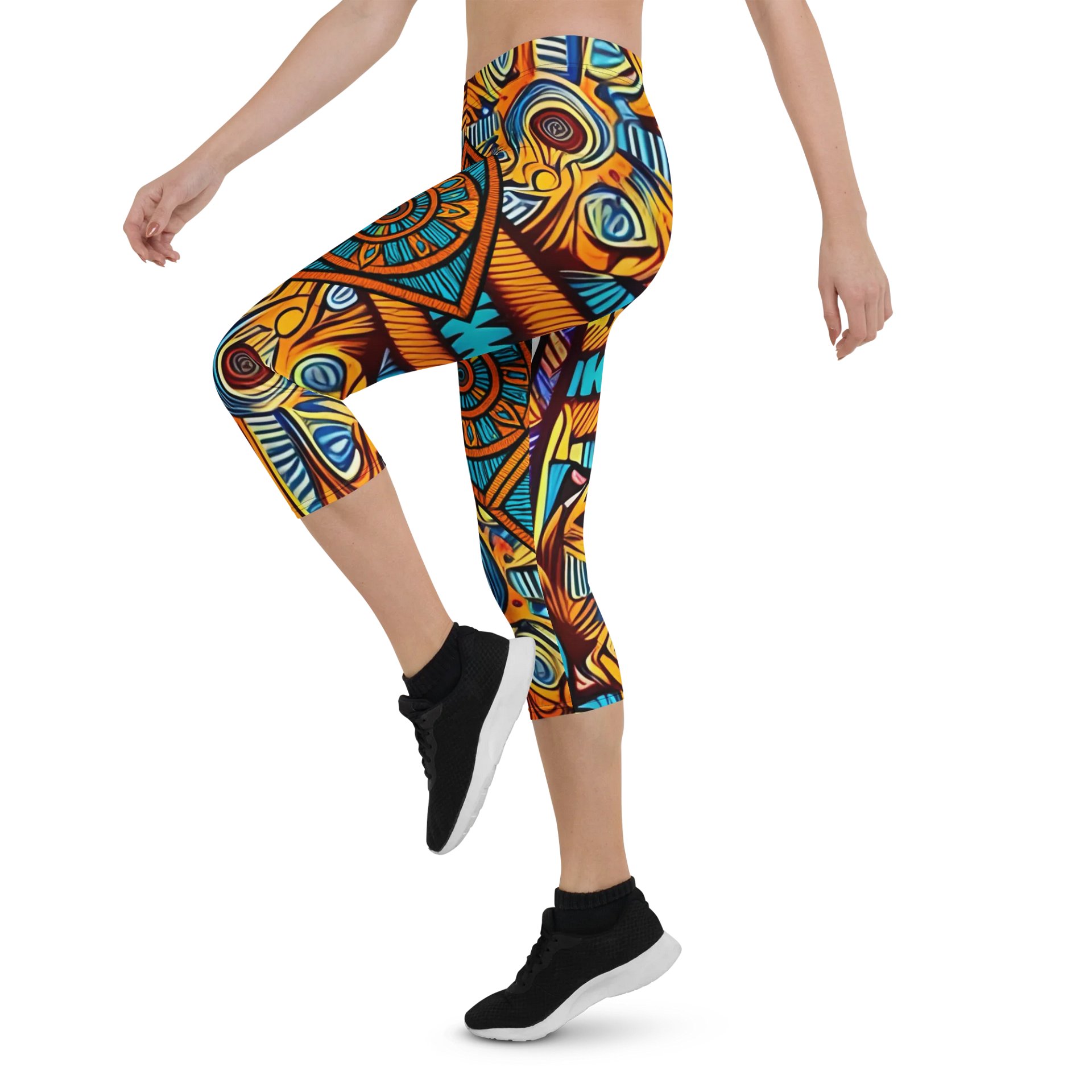''Philius Apparel'' All-Over Print Capri Leggings product image (4)