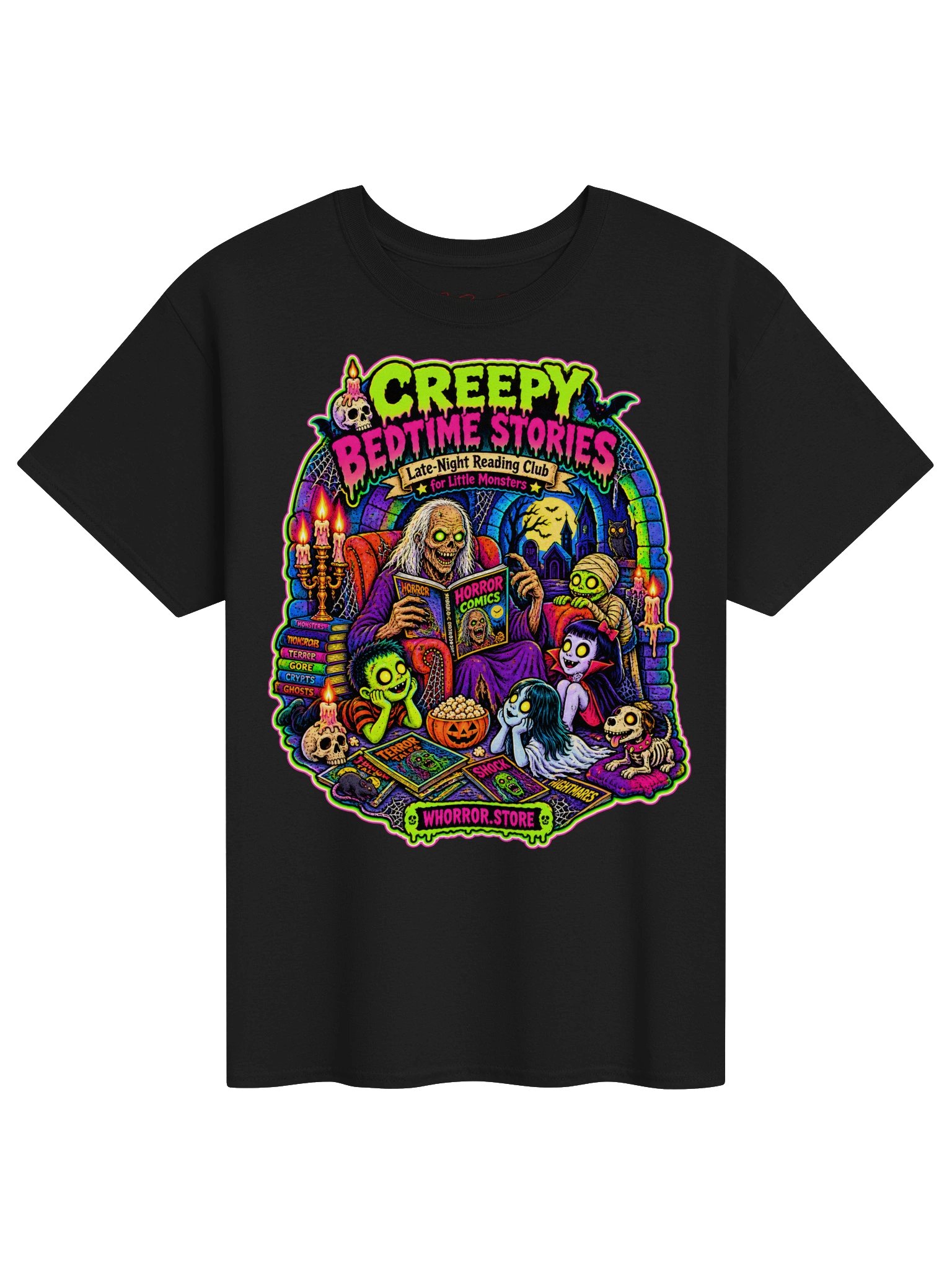 CREEPY BEDTIME STORIES TEE product image (6)