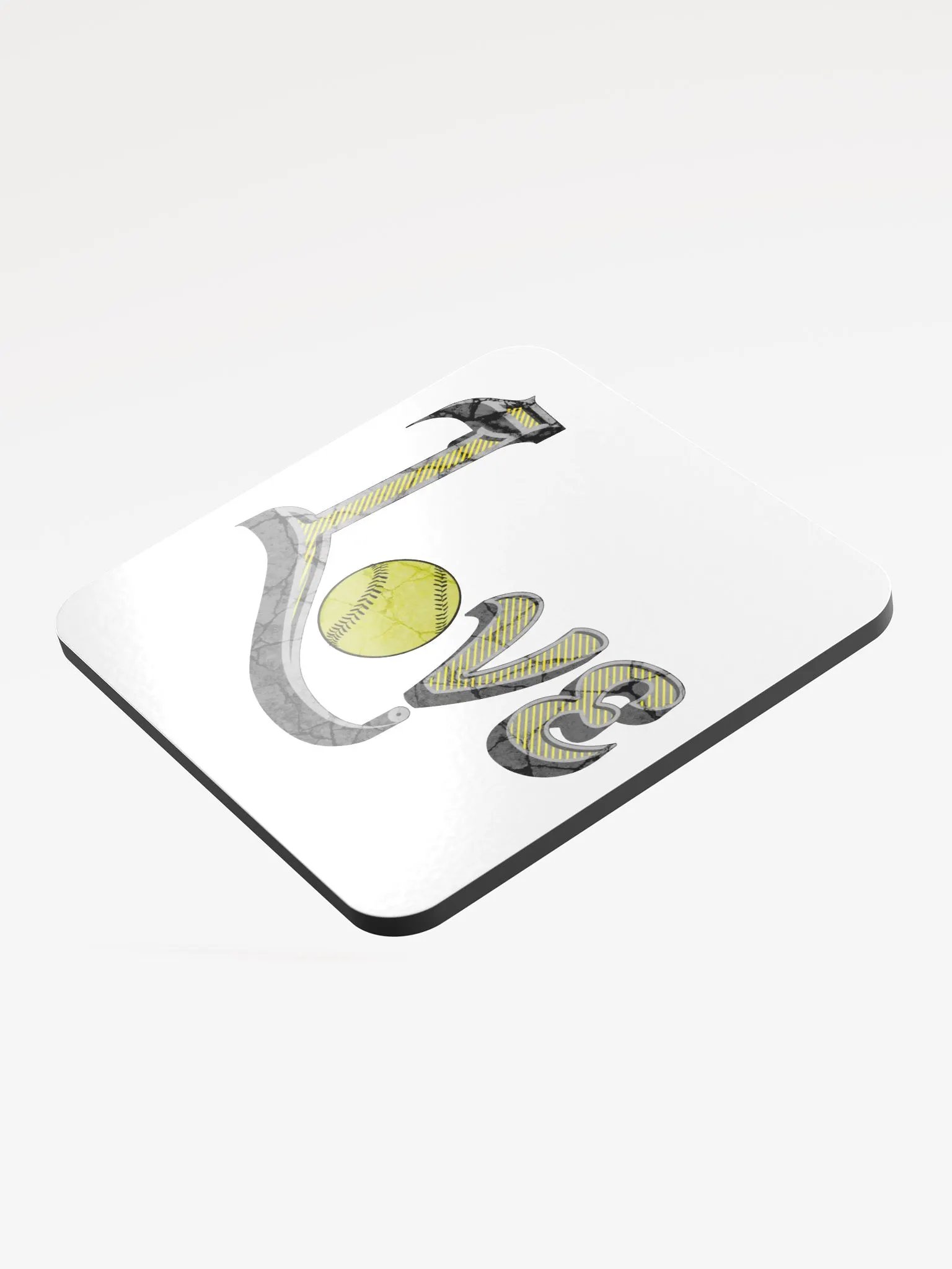 Love Softball Cork Coaster product image (4)