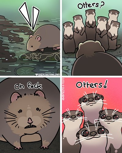 A collection of my #MustelidFiles so far! Swipe to see the caption change to read the facts > 

#FunFacts about #otters that ...