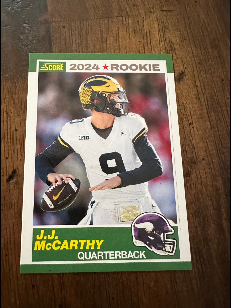 Rookie JJ McCarthy product image (1)