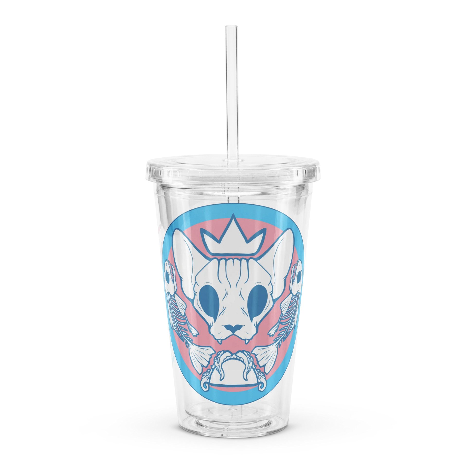 Cup with Straw - Trans Pride product image (1)