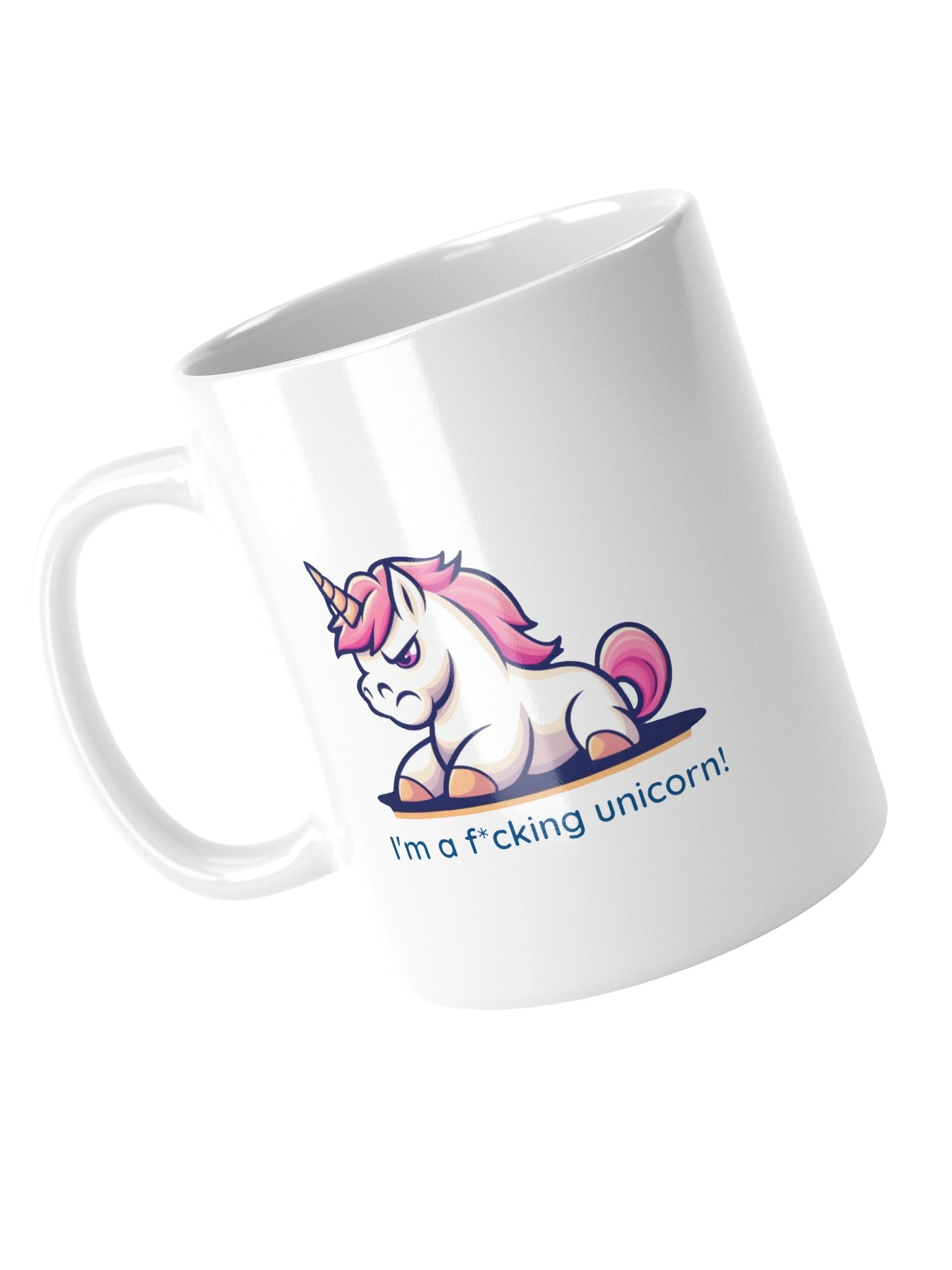Grumpy Unicorn White Glossy Mug product image (11)