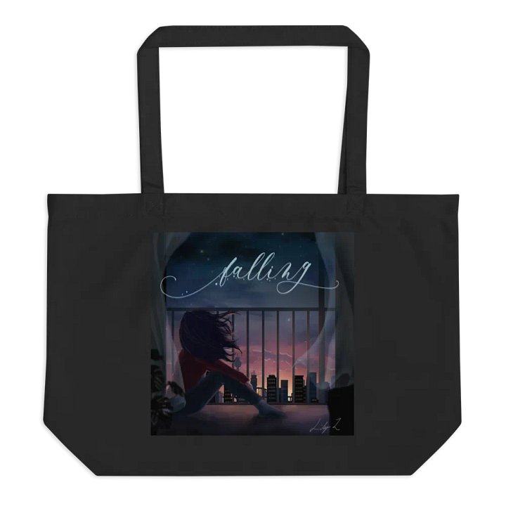 Falling Organic Cotton Tote Bag product image (1)