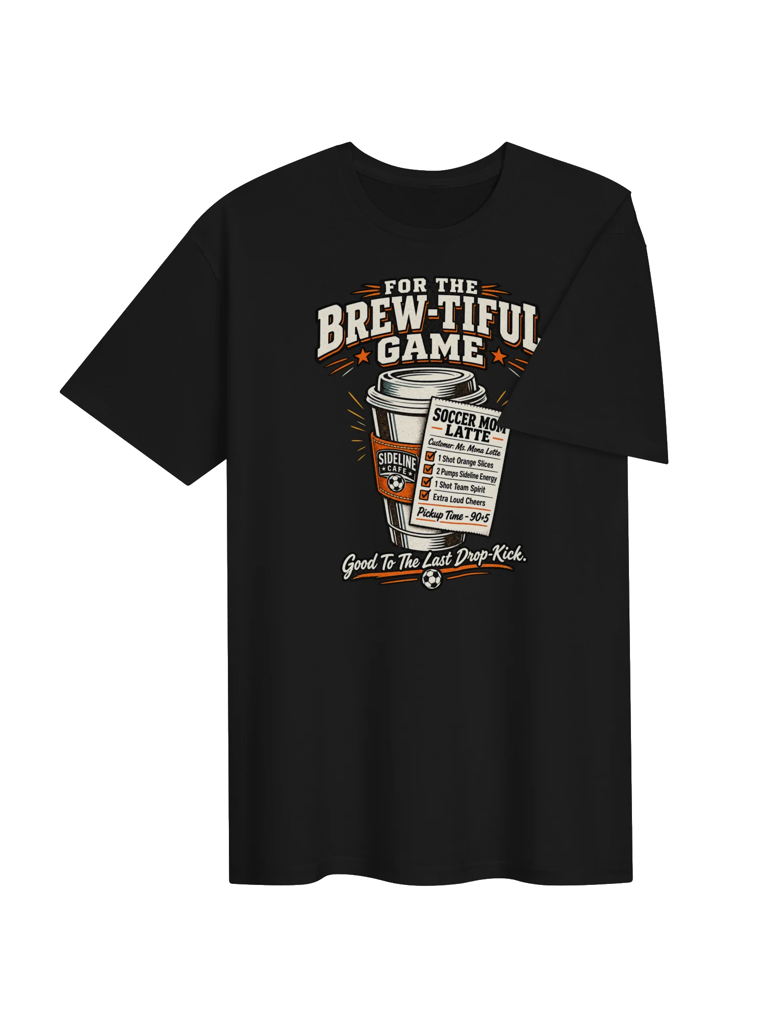The BREW-tiful Game Soccer Coffee Tee product image (4)