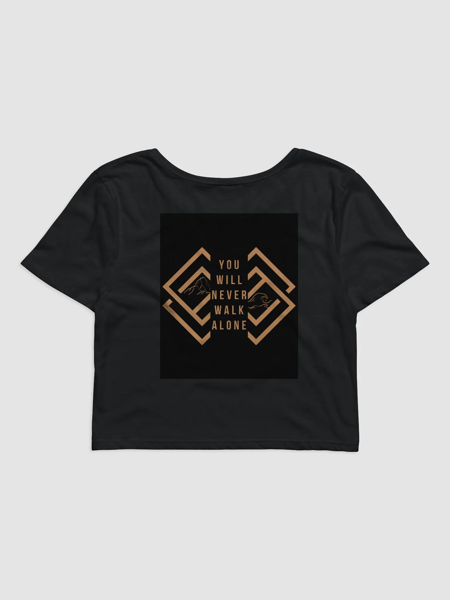 You Will Never Walk Alone Women's Crop Tee product image (5)