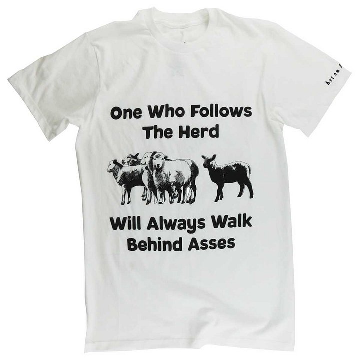 One who follows the herd will always walk behind asses product image (1)
