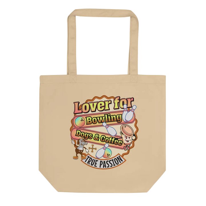Lovers For Dogs Coffee Bowling Tote Bag product image (1)
