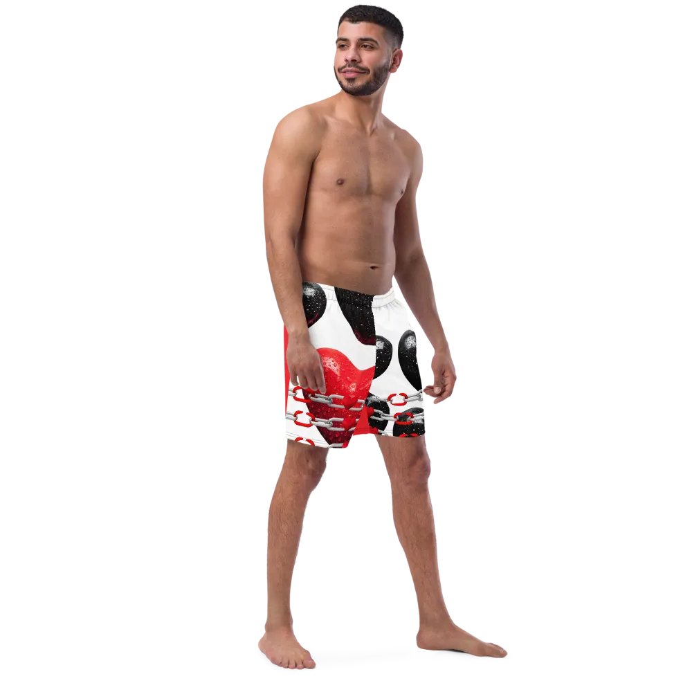 Captured Hearts Swim Trunks product image (7)