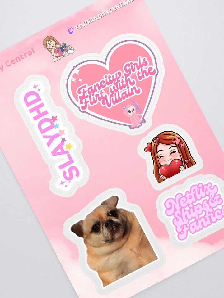 Fancity Central Winter 2025 Sticker Sheet product image (1)