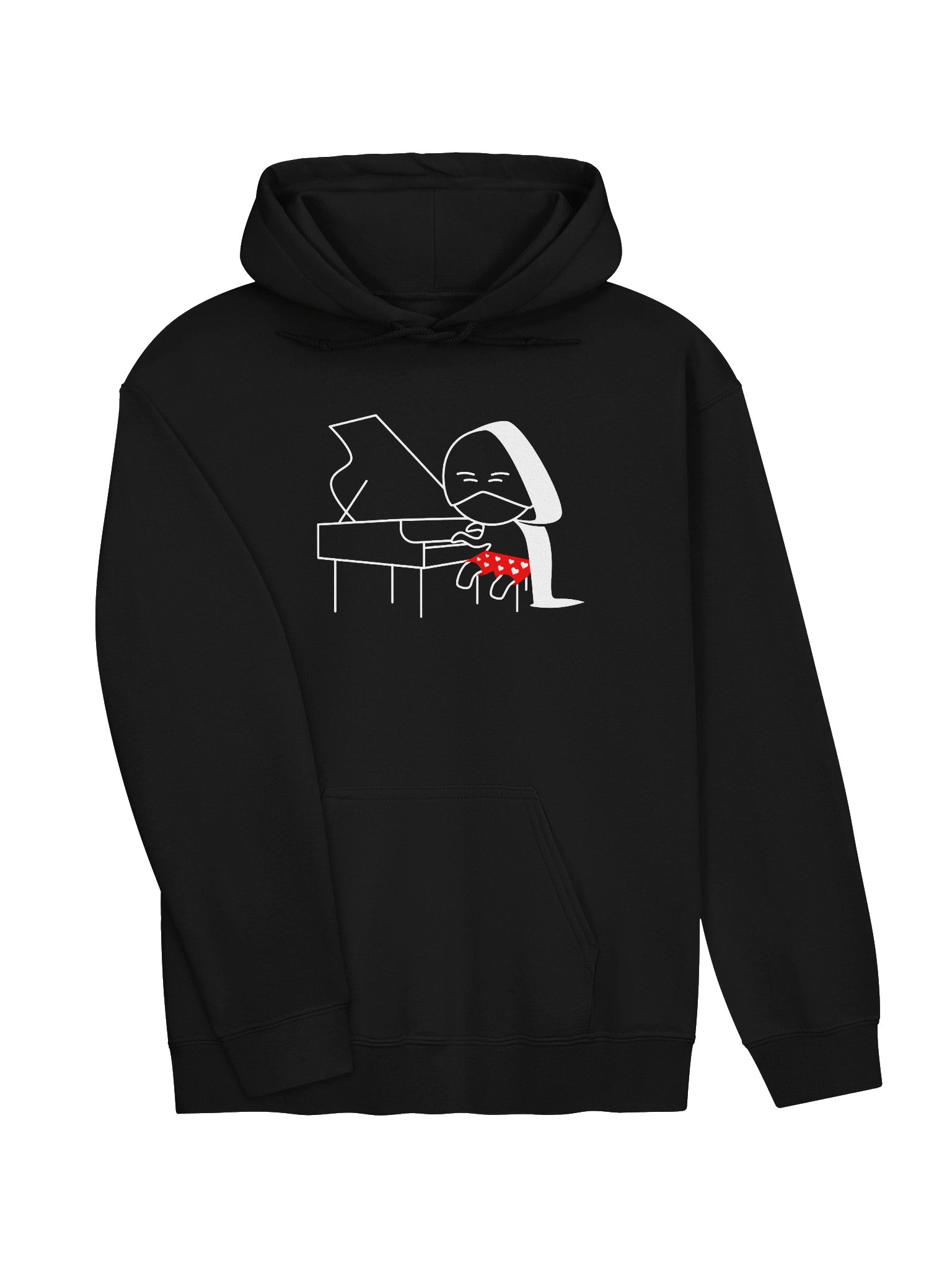 *BRAND NEW* Man. Mask. Piano. Pants. Hoodie (version 2) product image (3)