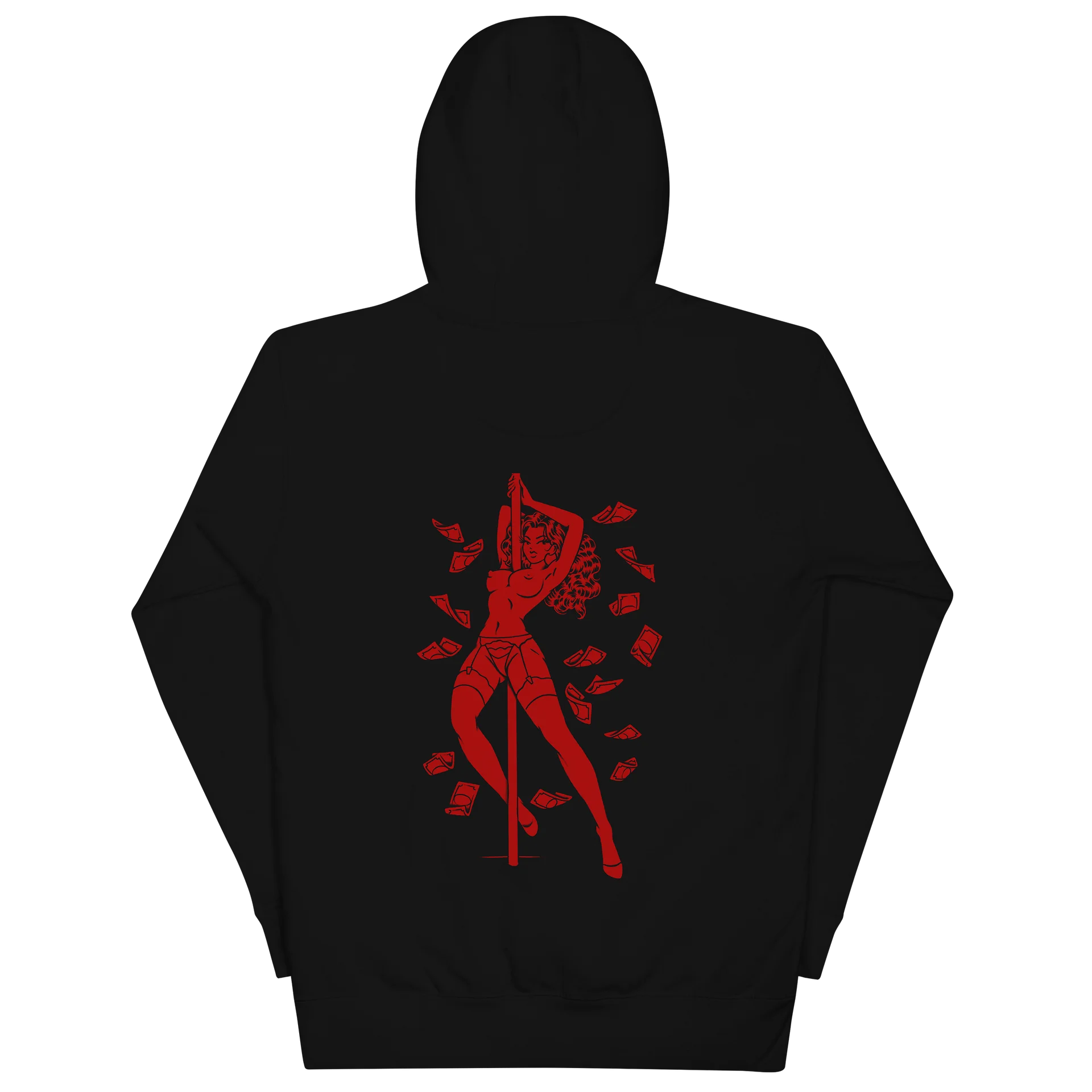Ivory hoodie - blood red product image (3)