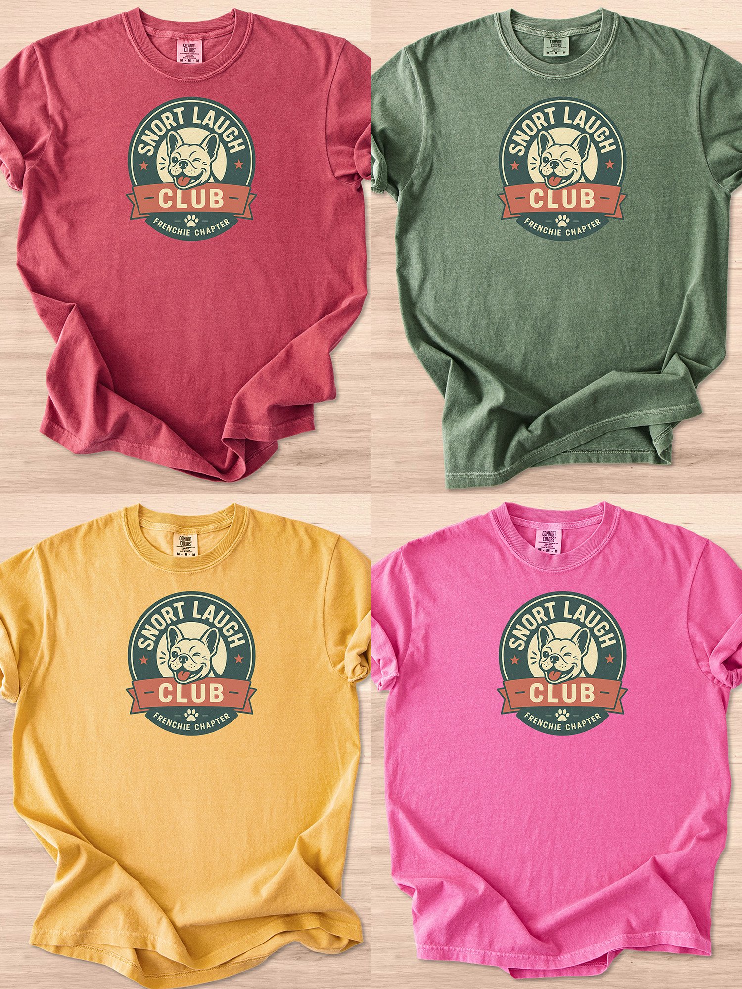 Snort Laugh Club (Frenchie) Tee product image (41)