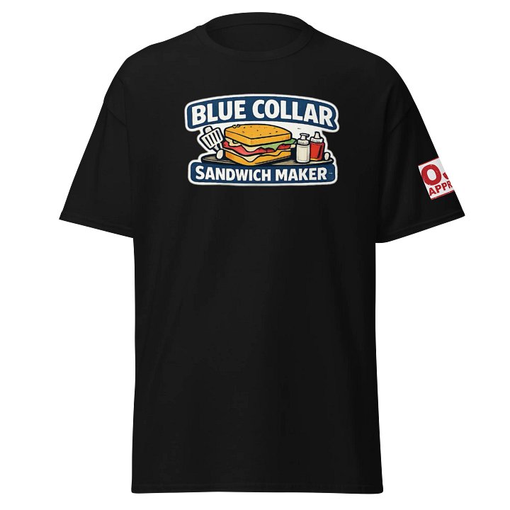 Blue collar sandwich maker shirt product image (1)