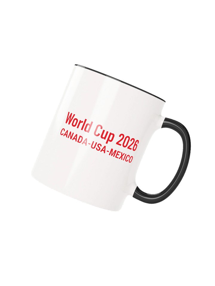 Tunisia 2026 World Cup Flag Mug - Tunisia Soccer Fan Coffee Cup - Premium Two-Tone Ceramic Mug product image (2)