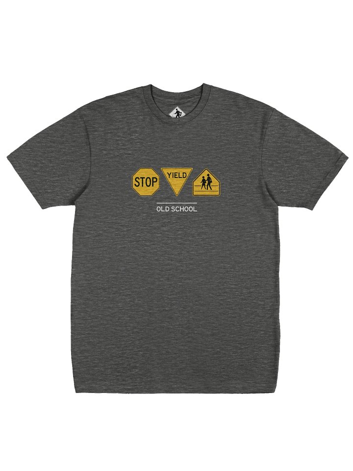 Old School Stop, Yield and School Sign Heavyweight Tee product image (1)