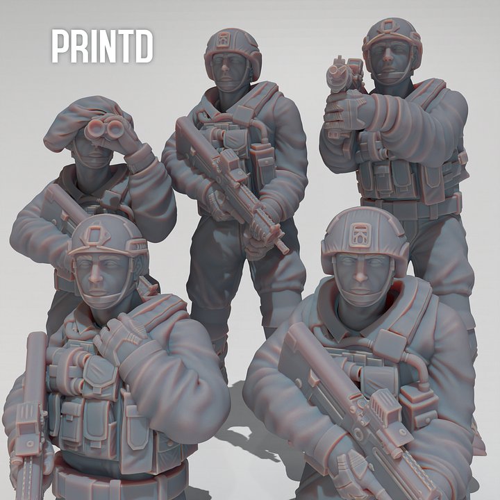 Israeli Defence Forces - Modern Warfare Wargame Hobby Resin Scale Models product image (1)