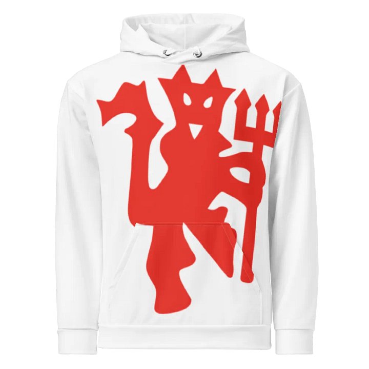 Manchester United - Settle For Excellence - WHITE - Unisex Hoodie product image (2)