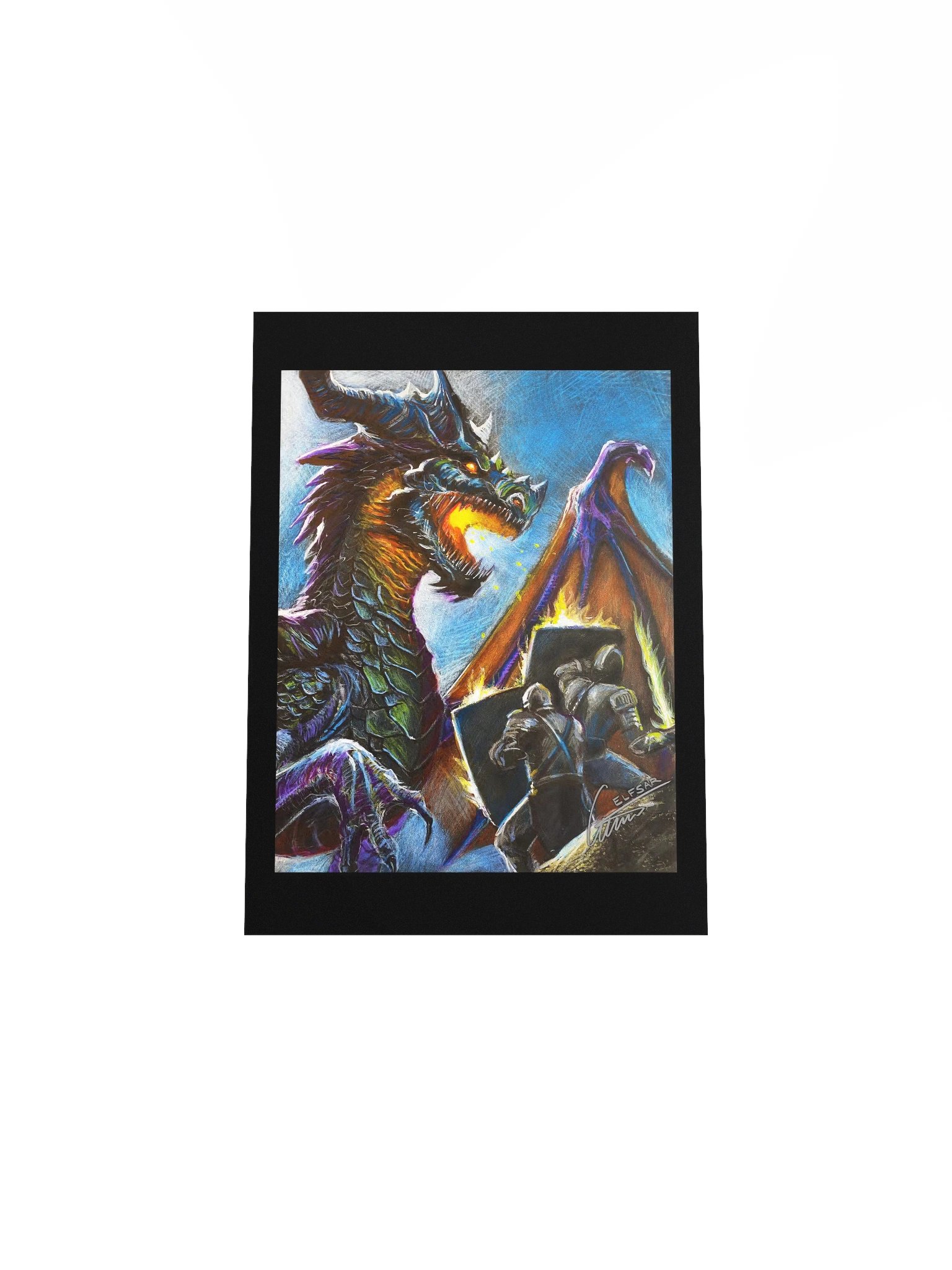 Dragon's Fury Matte Print product image (4)