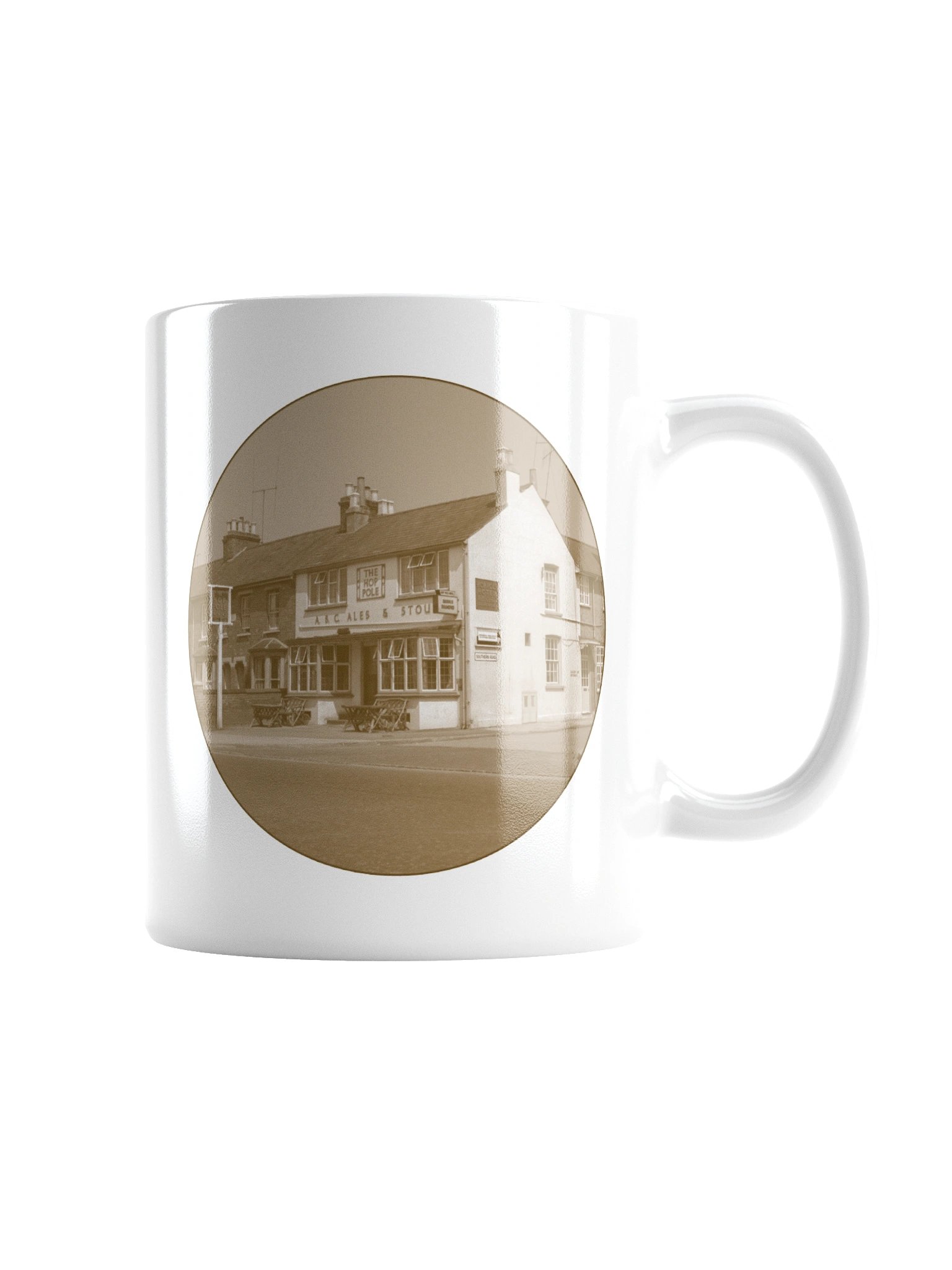 White Mug - Hop Pole product image (1)