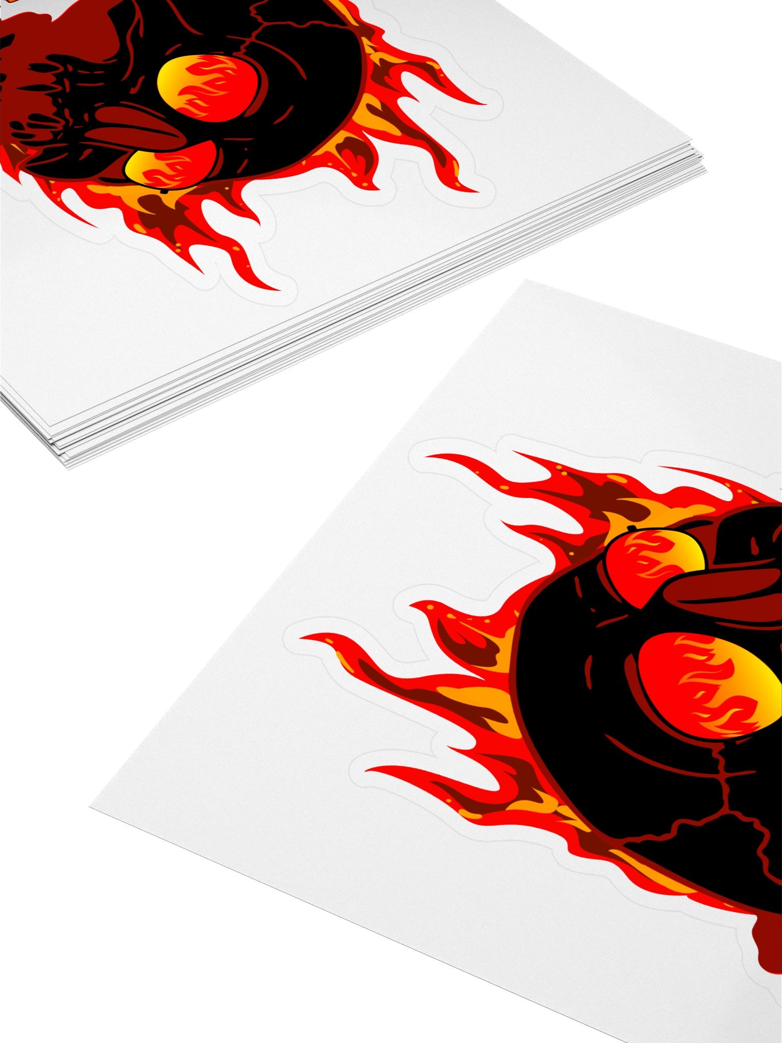 Large My Everything Hurts! Red Skull Sticker product image (4)