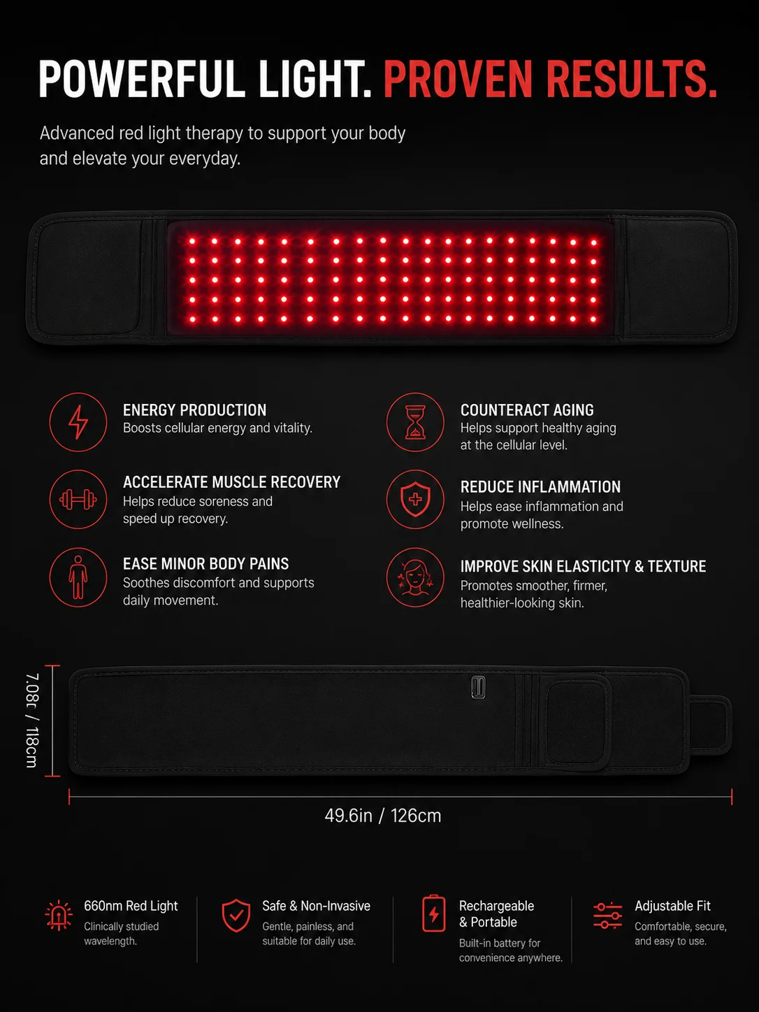 Red Light Therapy Pad product image (1)