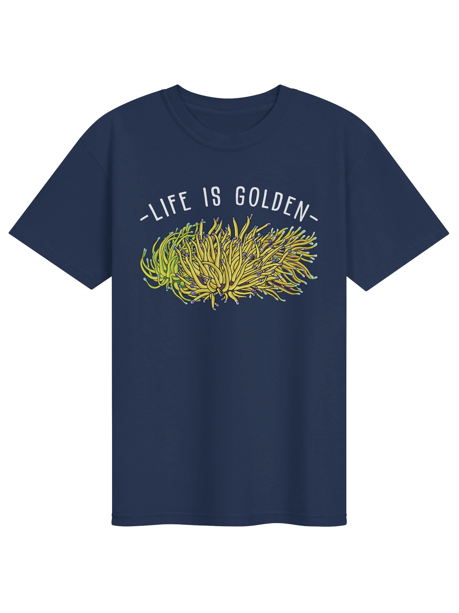Life Is Golden Torch Corals T-Shirt for Reef Aquarium Lovers product image (5)