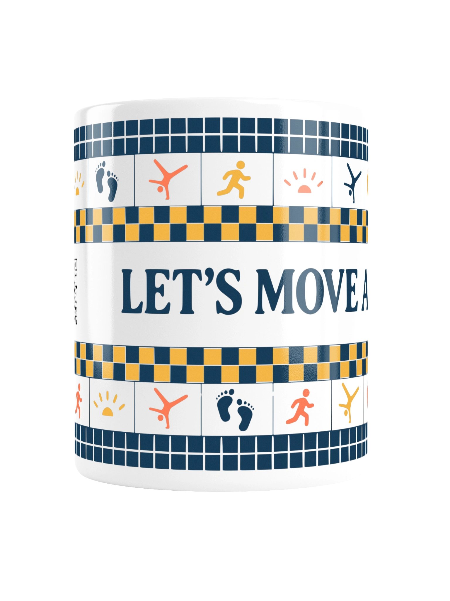 Let’s Move a Little Mug | Tiles product image (2)