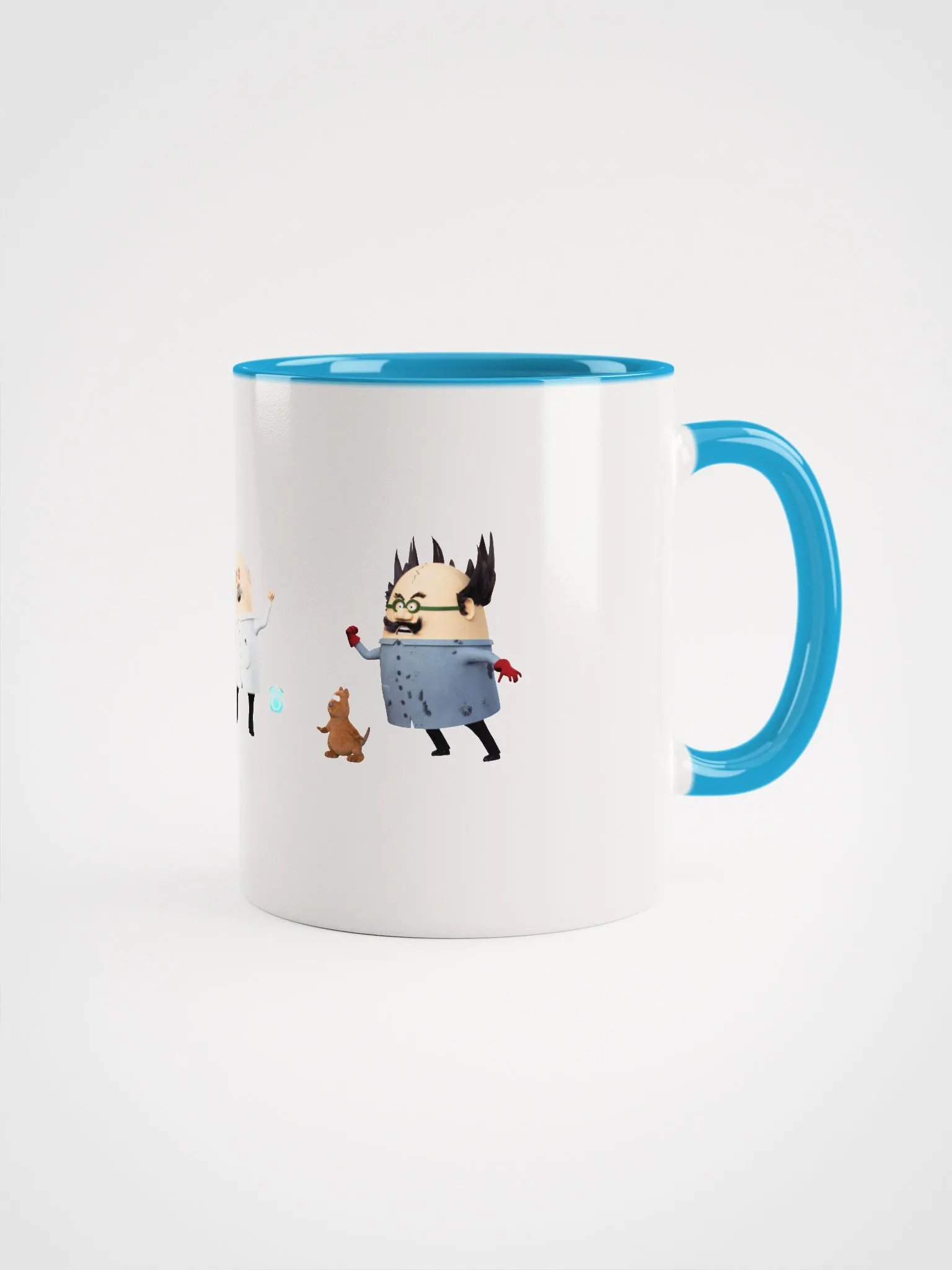 Prof. Eggtop Character line up Two Tone Mug product image (2)