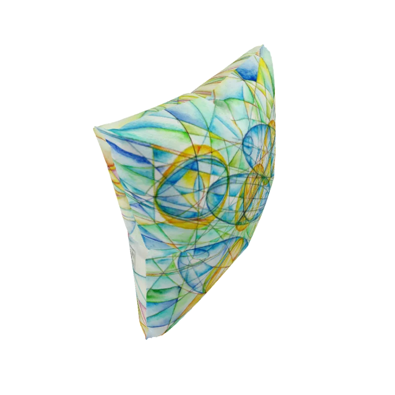 Poinsot's Paper Spaceship 2+3 - Physics of the Gyroscope Pillow product image (3)