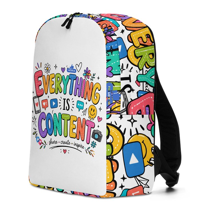 Everything Content Minimalist Backpack product image (2)