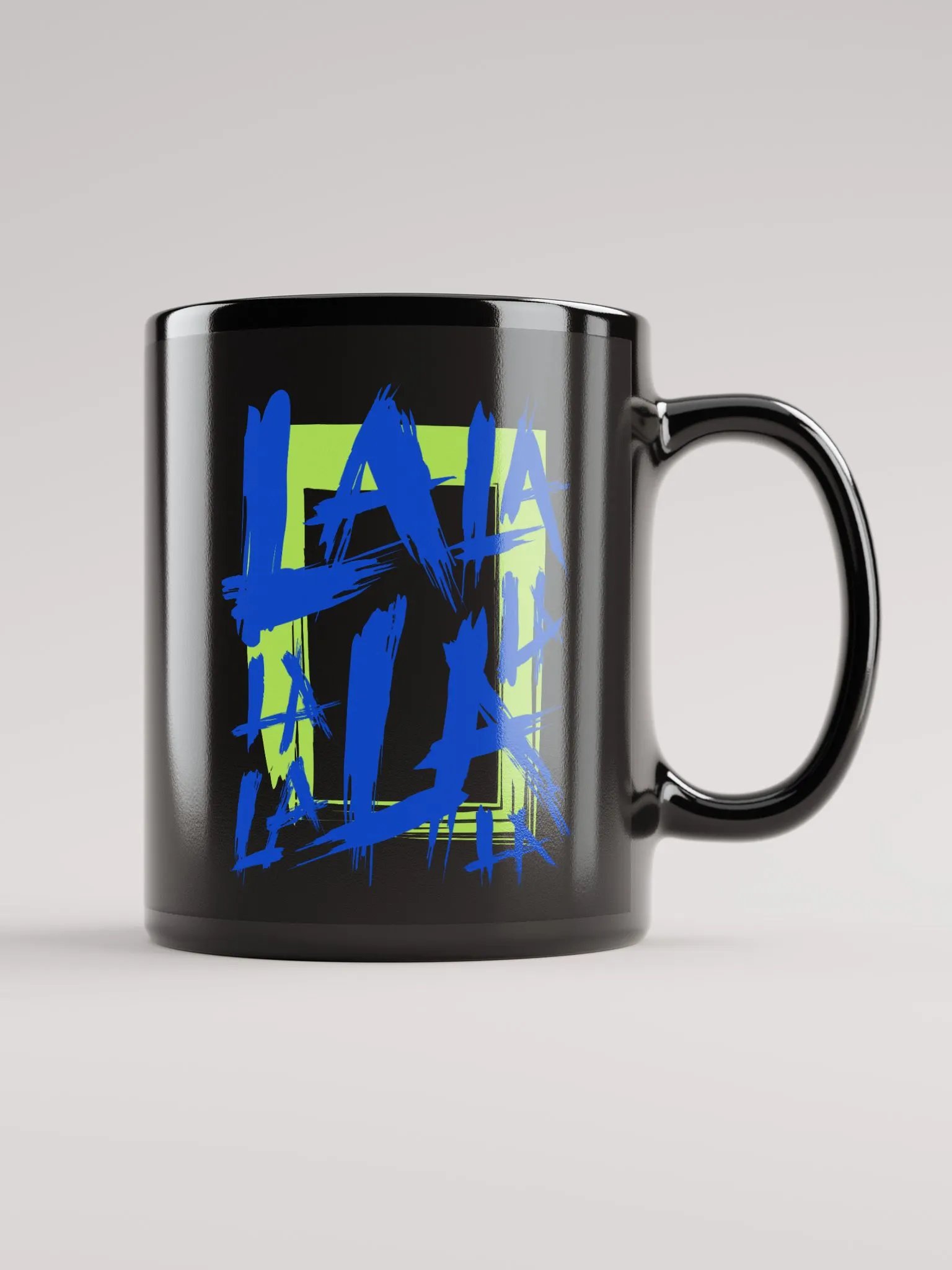 La La La Mug (Black) product image (1)