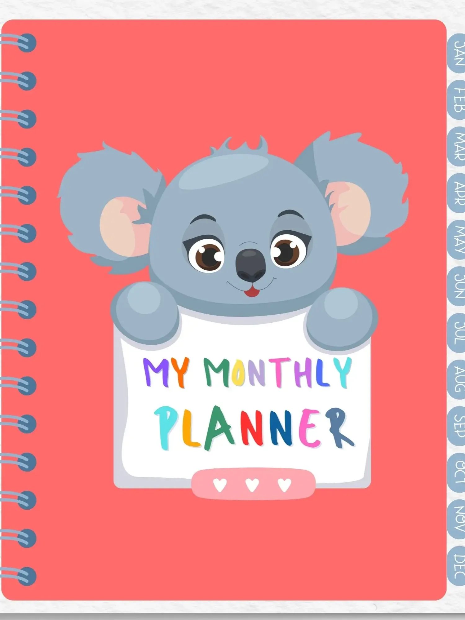 Interactive Monthly Digital School Planner product image (1)