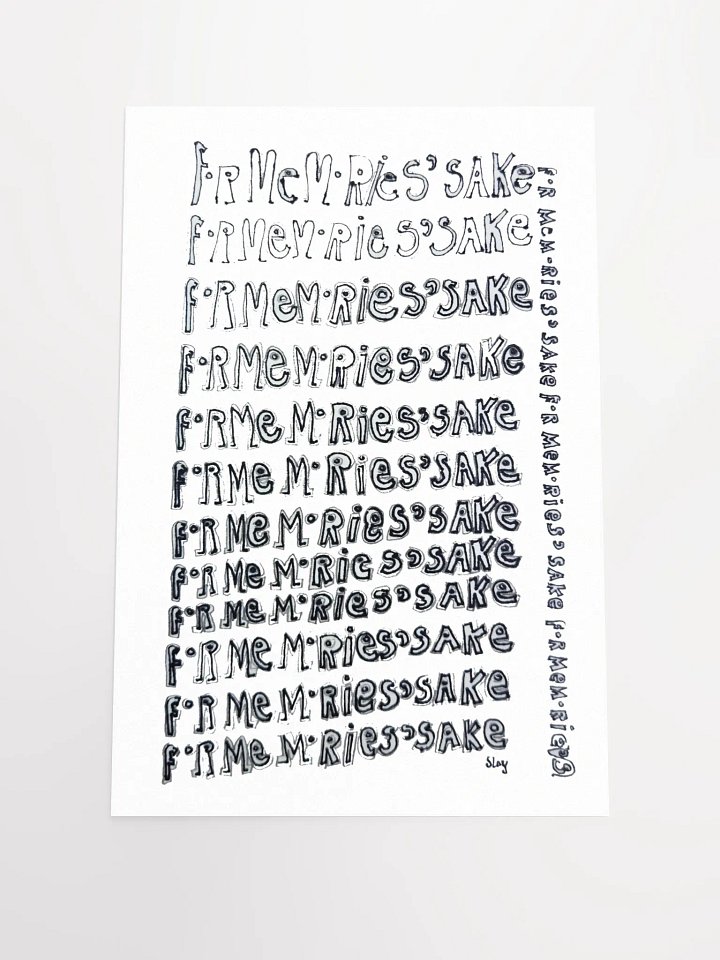 For Memories' Sake Print product image (2)