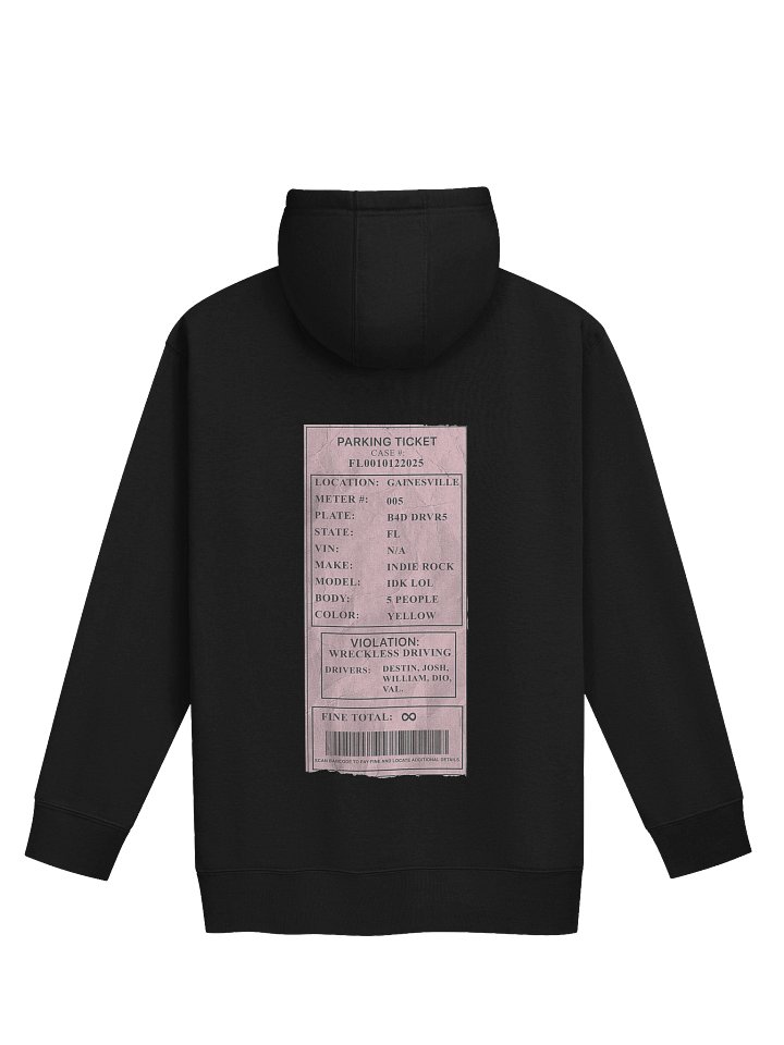 B4D DRVR5 + Parking Ticket HOODIE product image (2)