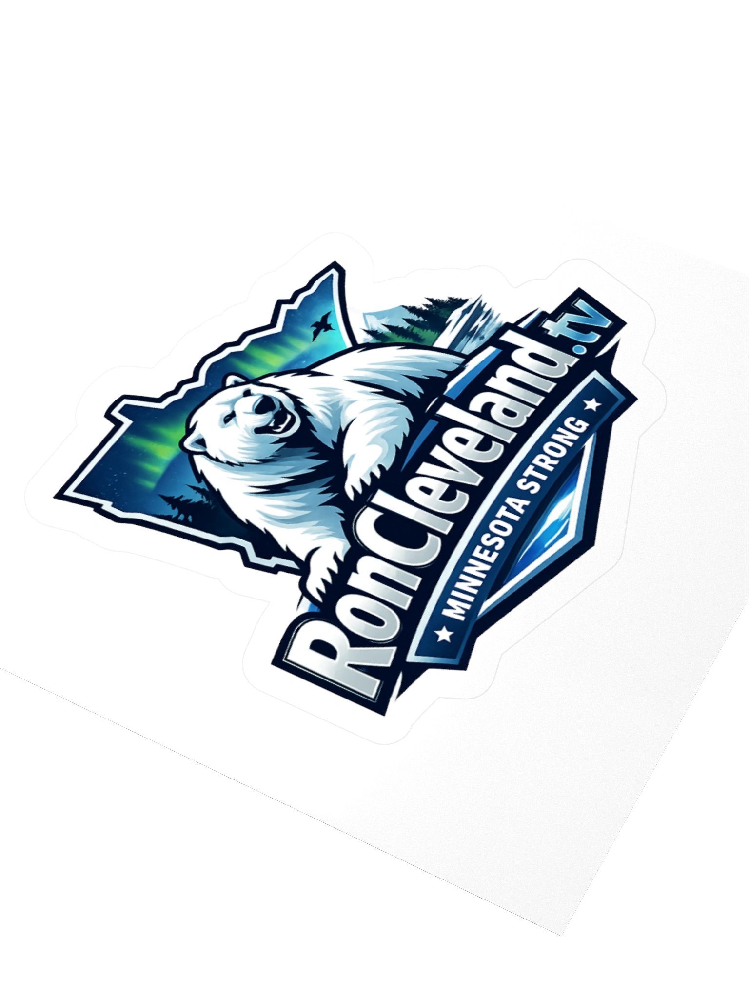 Minnesota Strong Bear Kiss Cut Stickers product image (6)