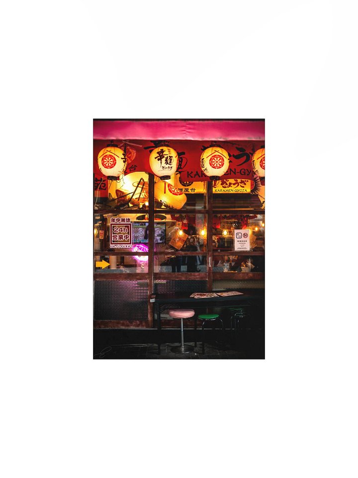 Outdoor Seating - Japan - Fine Art Print Poster product image (4)