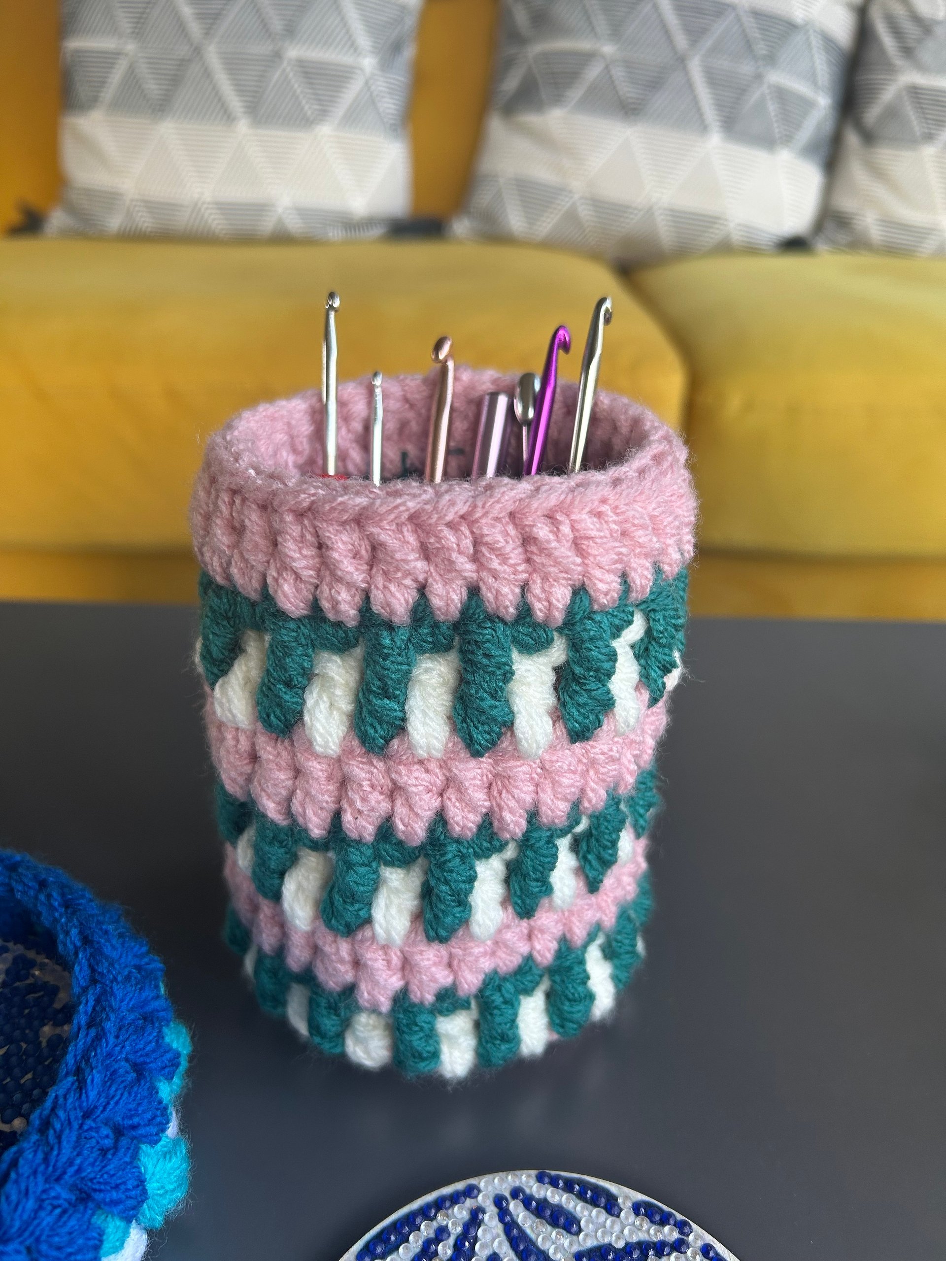 Interlocking Crochet Basket PDF Pattern product image (3)