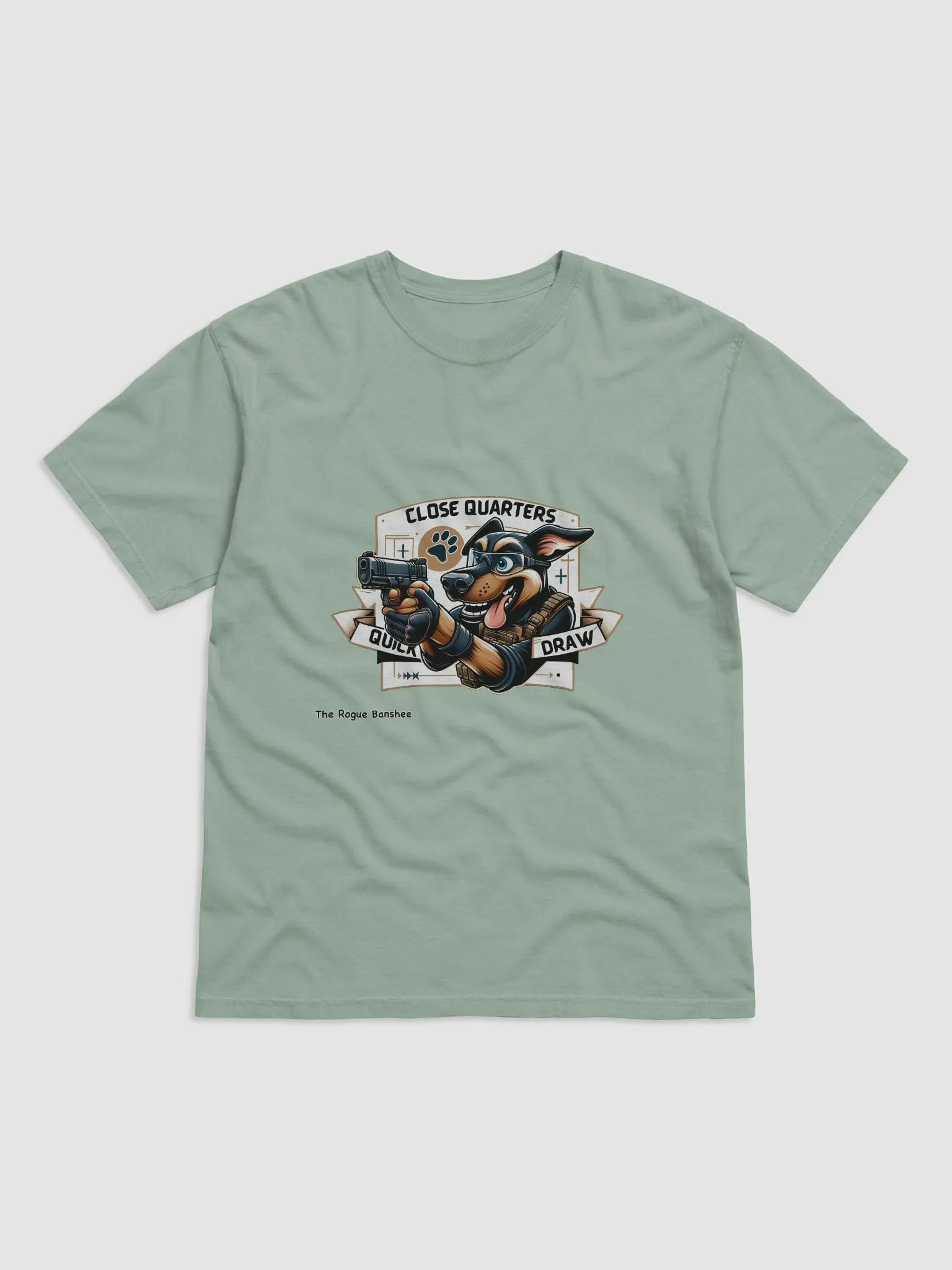 Heavyweight T-Shirt – Close Quarters, Quick Draw product image (2)